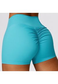 Intica - Spodenki sportowe modelujące z elastycznym pasem do treningu i biegania Essence. Kolor: różowy. Materiał: materiał. Sport: fitness #2