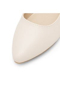 Jenny Fairy Baleriny JANE WS2108-08 Écru. Materiał: skóra #8