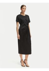 Rinascimento Sukienka koktajlowa CFC0127457003 Czarny Regular Fit. Kolor: czarny. Materiał: syntetyk. Styl: wizytowy #1