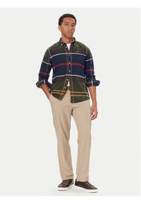 Barbour Koszula Iceloch MSH4994TN11 Beżowy Tailored Fit. Kolor: beżowy. Materiał: bawełna #3