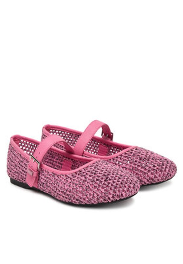 Tommy Jeans Baleriny Tjw Knitted Ballerina EN0EN03030 Różowy. Kolor: różowy. Materiał: materiał
