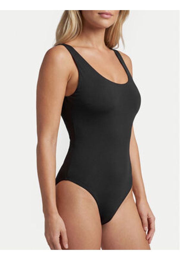 Calvin Klein Swimwear Strój kąpielowy LV00Q61205 Czarny. Kolor: czarny. Materiał: syntetyk