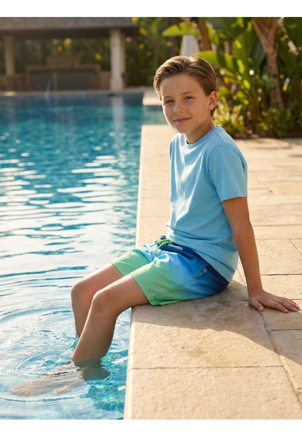 Sinsay - Szorty kąpielowe z efektem ombre - wielobarwny