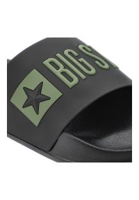 Big-Star - Czarne Klapki Big Star Stylowe Obuwie Męskie. Okazja: na co dzień. Kolor: czarny. Sezon: lato. Styl: elegancki #7