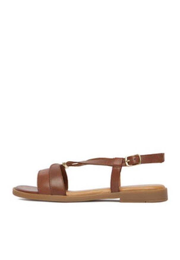 Lasocki Sandały CEO-WI16-FOXI-12 Brązowy. Kolor: brązowy. Materiał: skóra