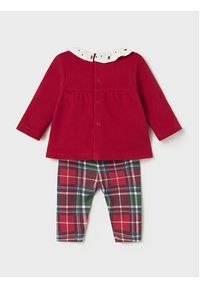 Mayoral Komplet bluzka i legginsy 2.757 Czerwony Regular Fit. Kolor: czerwony. Materiał: bawełna #3