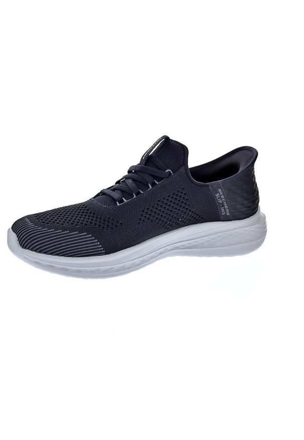 skechers - Buty wsuwane SLIP-INS sportowe męskie Skechers Slade Quinto. Zapięcie: bez zapięcia. Kolor: czarny