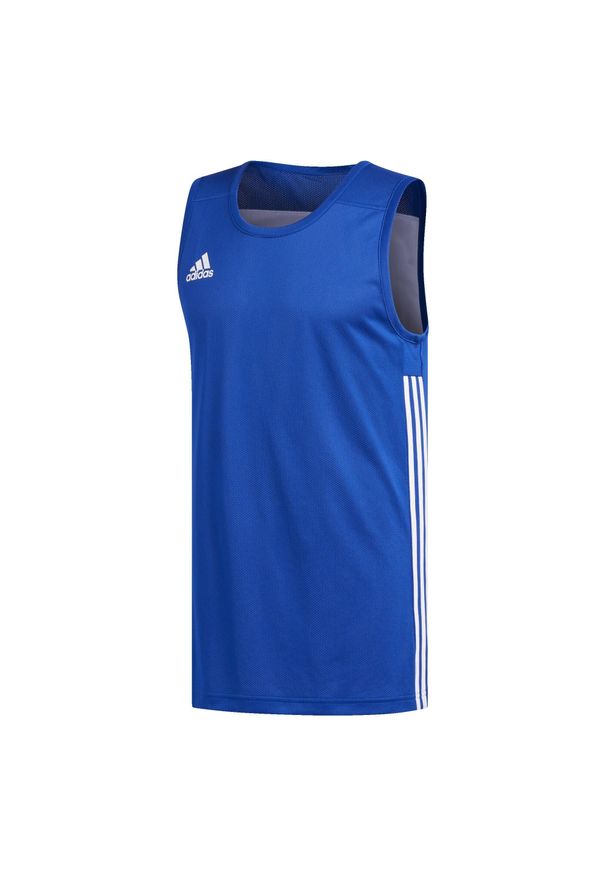 Adidas - 3G Speed Reversible Jersey. Okazja: na co dzień. Kolor: zielony, niebieski, wielokolorowy, biały. Materiał: poliester, jersey. Styl: casual, sportowy