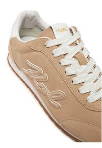 Karl Lagerfeld - KARL LAGERFELD Sneakersy Venus KL65912 Beżowy. Kolor: beżowy. Materiał: skóra, nubuk