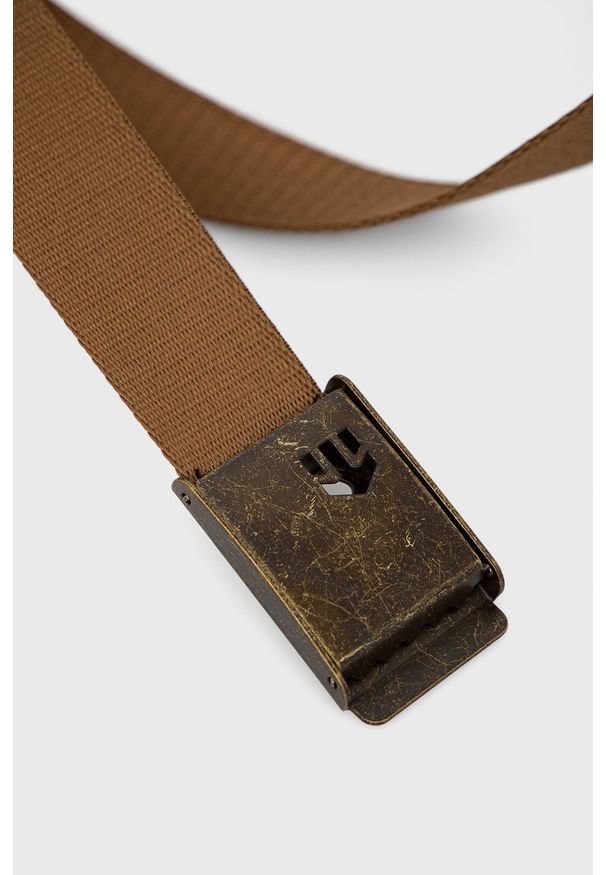 Etnies pasek męski kolor zielony. Kolor: brązowy