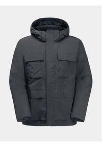 Jack Wolfskin Kurtka zimowa Textor Utility Jkt 1116101 Czarny Regular Fit. Kolor: czarny. Materiał: syntetyk. Sezon: zima