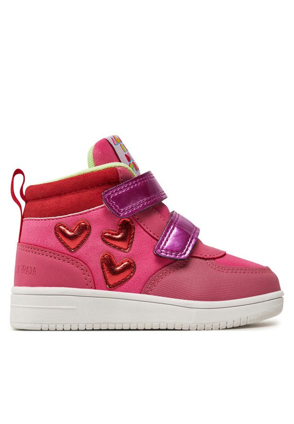 Sneakersy Agatha Ruiz de la Prada. Kolor: różowy