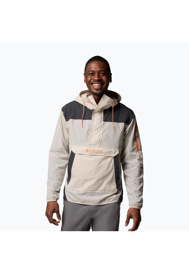 columbia - Kurtka przeciwwiatrowa męska Columbia Challenger Windbreaker Anorak. Kolor: beżowy