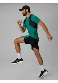 4f - 4F Koszulka do biegania szybkoschnąca męska - zielona M. Kolor: zielony. Materiał: dzianina. Długość: długie. Sport: fitness, bieganie #2