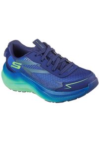 skechers - Adidasy Skechers Max Cushioning Ascender - Sta, Dzieci. Okazja: na uczelnię. Kolor: niebieski. Materiał: materiał. Model: Skechers Sport. Sport: joga i pilates