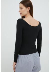 Calvin Klein Underwear longsleeve lounge kolor czarny. Kolor: czarny. Długość rękawa: długi rękaw #2