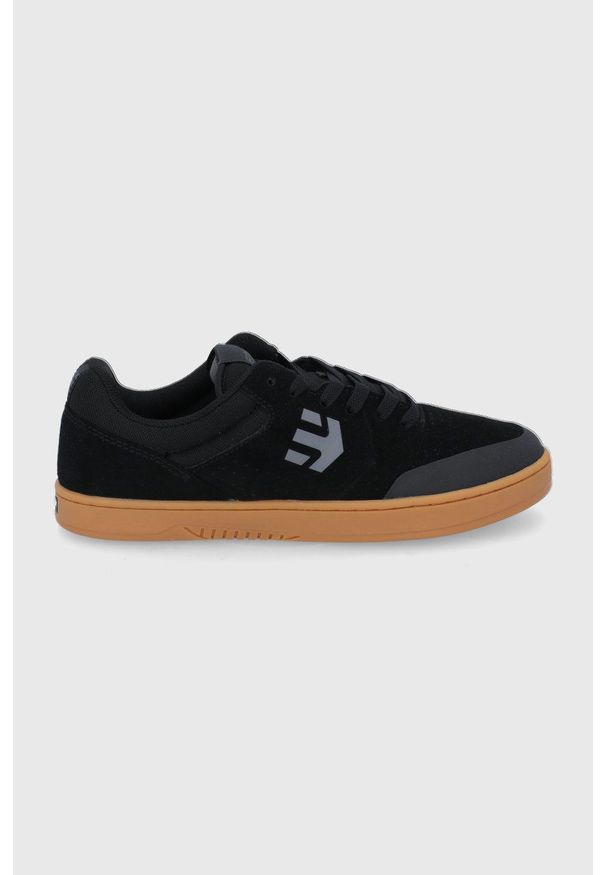 Etnies - Buty zamszowe Marana. Nosek buta: okrągły. Zapięcie: sznurówki. Kolor: czarny. Materiał: zamsz