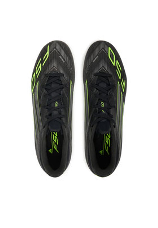 Adidas - adidas Buty do piłki nożnej F50 League Firm/Multi-Ground Boots JI0007 Czarny. Kolor: czarny. Materiał: materiał
