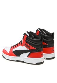 Puma Sneakersy Rebound V6 Mid Jr 393831 03 Czerwony. Kolor: czerwony. Materiał: skóra