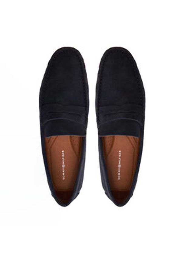 TOMMY HILFIGER - Tommy Hilfiger Mokasyny Casual Hilfiger Suede Driver FM0FM04998 Granatowy. Okazja: na co dzień. Kolor: niebieski. Materiał: zamsz, skóra. Styl: casual