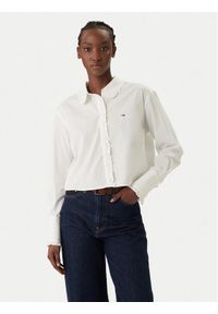 Tommy Jeans Koszula DW0DW22767 Biały Relaxed Fit. Kolor: biały. Materiał: bawełna #1