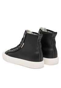Calvin Klein Trampki Vulc Lace Up Hightop Lth HW0HW03076 Czarny. Kolor: czarny. Materiał: skóra #4