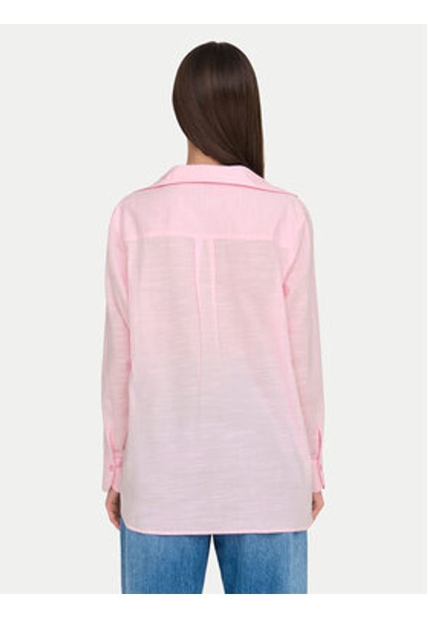 only - ONLY Koszula Salina 15335255 Różowy Regular Fit. Kolor: różowy. Materiał: bawełna