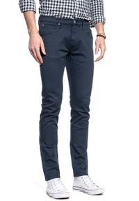 Lee - LEE LUKE MĘSKIE SPODNIE JEANSOWE DARK MARINE L719LE37 112119146. Styl: marine #3