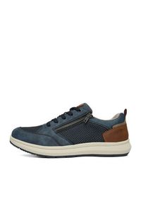 Rieker Sneakersy 16901-14 Granatowy. Kolor: niebieski. Materiał: materiał #2