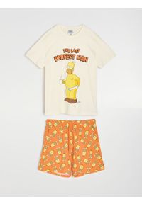 Sinsay - Bawełniana piżama dwuczęściowa The Simpson - wielobarwny. Materiał: bawełna #1