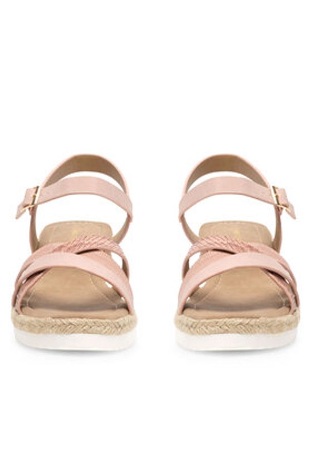Clara Barson Espadryle WYL0510-04 Różowy. Kolor: różowy. Materiał: syntetyk, skóra