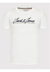 Jack & Jones - Jack&Jones T-Shirt Tons 12205107 Biały Regular Fit. Kolor: biały. Materiał: bawełna, syntetyk #5