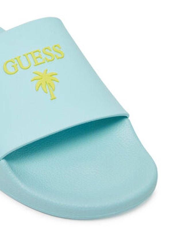 Guess Klapki F5GZ05 BB00F Niebieski. Kolor: niebieski