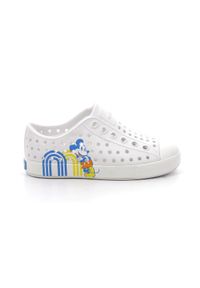Native Shoes - Buty miejskie dziecięce NATIVE JEFFERSON PRINT CHILD DISNEY. Kolor: biały. Wzór: nadruk, motyw z bajki. Sport: turystyka piesza