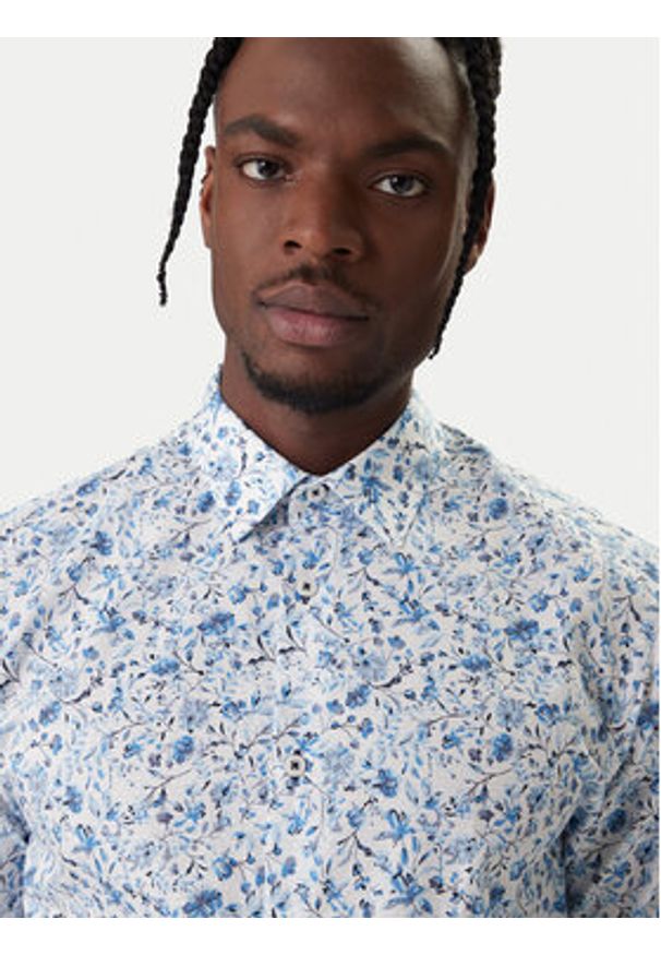 Jack & Jones Koszula Blabarnes 12273876 Błękitny Regular Fit. Kolor: niebieski. Materiał: bawełna