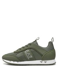 EA7 Emporio Armani Sneakersy X8X027 XK219 T528 Zielony. Kolor: zielony. Materiał: materiał