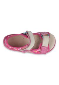 Befado obuwie dziecięce pu 065P153 różowe. Kolor: różowy. Materiał: bawełna, tkanina #5