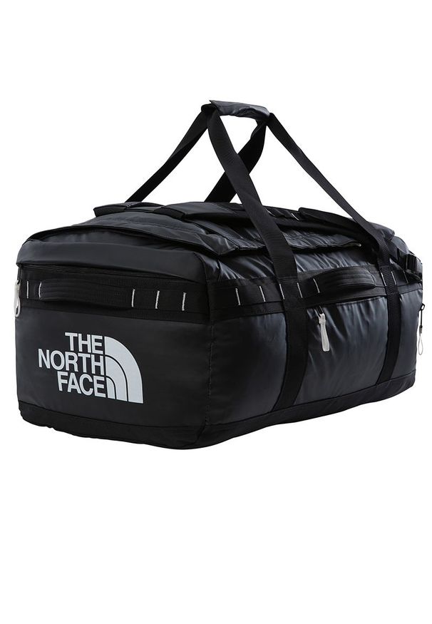 Torba The North Face Base Camp Voyager 62L 0A52S353R1 - czarna. Kolor: czarny. Materiał: nylon. Wzór: paski