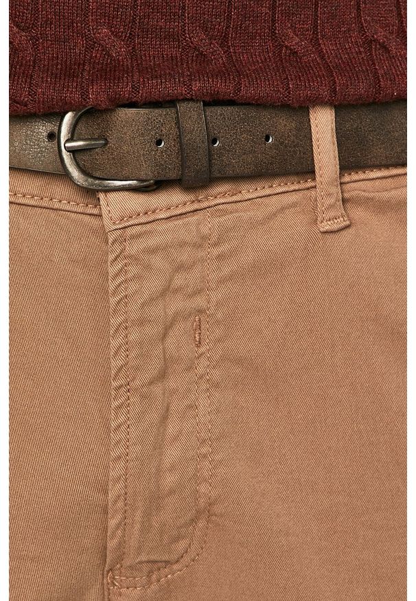 Jack & Jones - Spodnie. Kolor: beżowy