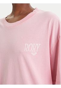Roxy T-Shirt Talloversize Washed ERJZT06081 Różowy Oversize. Kolor: różowy. Materiał: bawełna #3