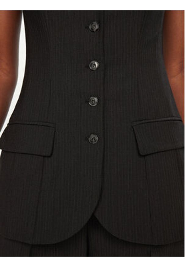 Herskind Bluzka Jacqui 5406134 Szary Slim Fit. Kolor: szary. Materiał: syntetyk