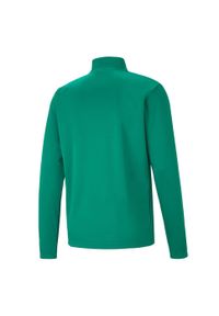 Puma - Męska Kurtka Treningowa TeamRISE. Kolor: zielony