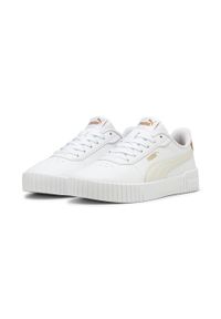 Buty damskie Puma Carina 2.0. Okazja: na plażę. Kolor: biały, wielokolorowy, beżowy. Sezon: lato. Sport: tenis