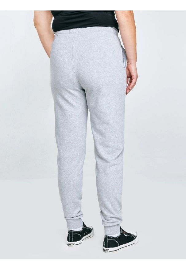 Big-Star - Spodnie damskie dresowe szare Kathy 901. Kolor: szary. Materiał: dresówka. Wzór: nadruk