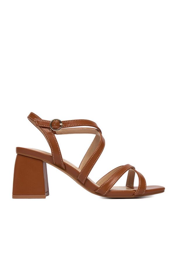 Jenny - Sandały JENNY. Kolor: brązowy