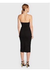 Remain Sukienka koktajlowa Unaris RM1519 Czarny Slim Fit. Kolor: czarny. Materiał: syntetyk. Styl: wizytowy