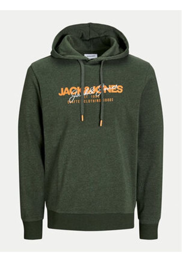 Jack & Jones - Jack&Jones Bluza Alvis 12256848 Zielony Standard Fit. Kolor: zielony. Materiał: syntetyk