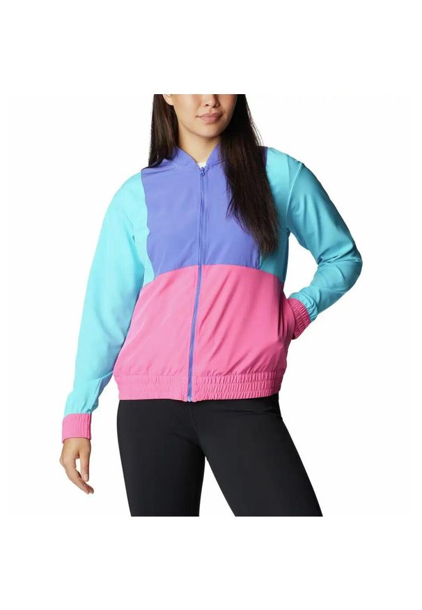 columbia - Columbia Kurtka Hike 2033562656. Kolor: niebieski. Sport: turystyka piesza