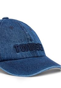 TwinSet - TWINSET Czapka z daszkiem 251LL5BAA Niebieski. Kolor: niebieski. Materiał: bawełna #5