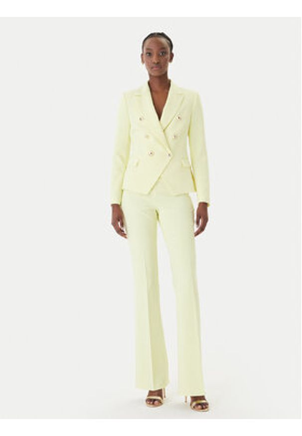 Rinascimento Spodnie materiałowe CFC0127876003 Żółty Slim Fit. Kolor: żółty. Materiał: syntetyk